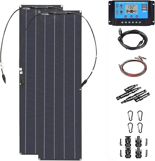 Flexible solar panels